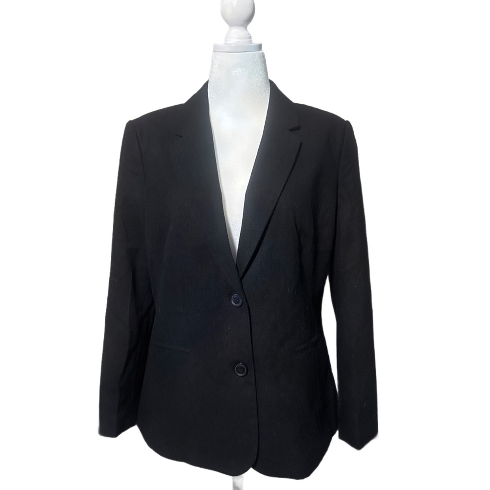 Chadwicks Wool Blend Black Women's Blazer